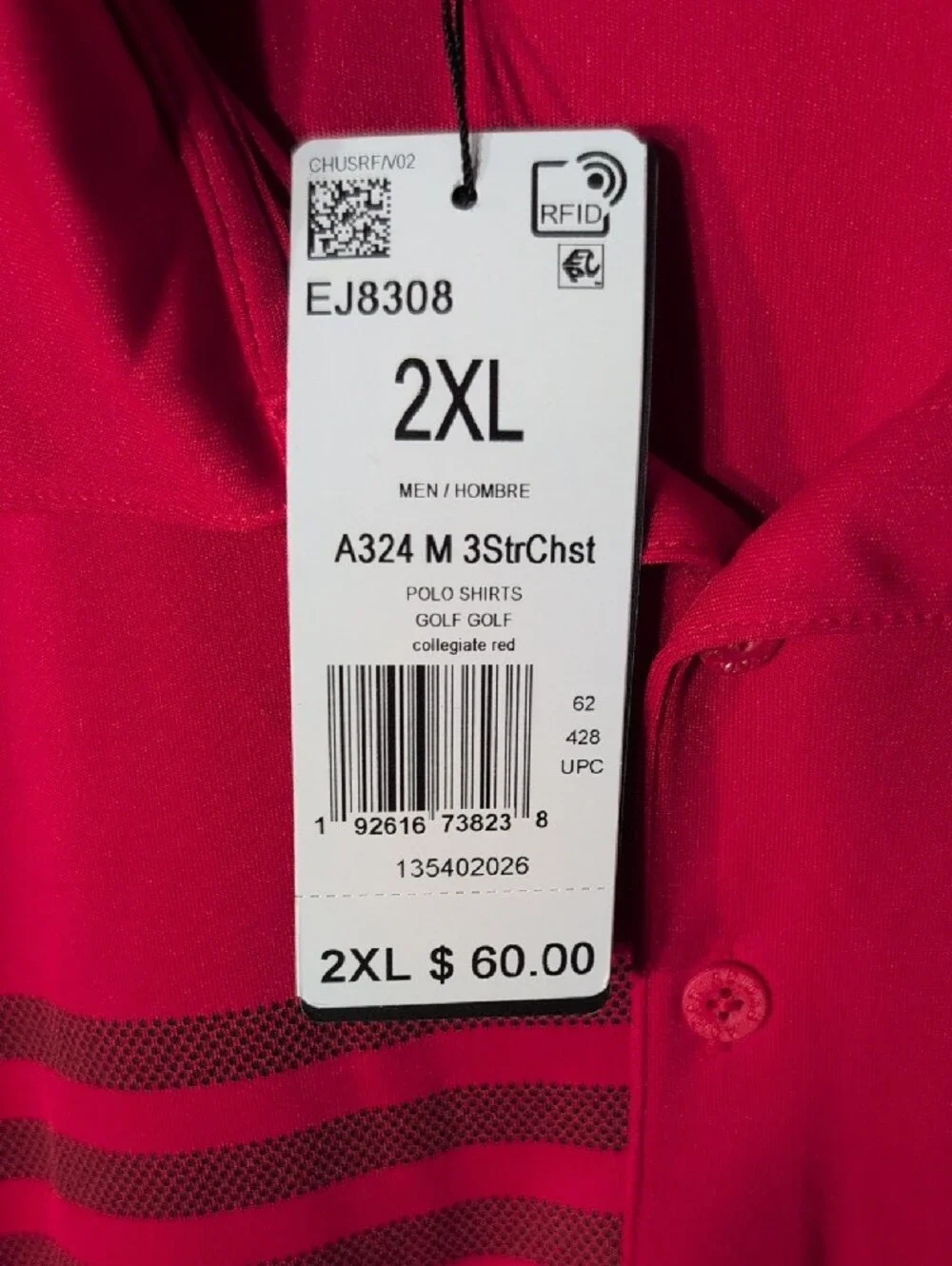 adidas chest stripe